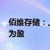 佰维存储：上半年净利润2.83亿元 同比扭亏为盈