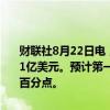 财联社8月22日电，微软预计第一财季智能云业务营收238亿美元至241亿美元。预计第一财季Azure和其他云服务的收入将环比下降1到2个百分点。