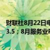 财联社8月22日电，德国8月制造业PMI初值为42.1，预期43.5；8月服务业PMI初值为51.4，预期52.3。