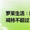 罗莱生活：股东CA Fabric Investments拟减持不超过1%公司股份