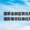 国家金融监管总局：小额贷款公司可以通过银行借款、股东借款等非标准化形式融资