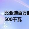 比亚迪百万超跑 仰望U9支持双枪快充：功率500千瓦