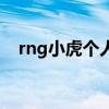 rng小虎个人介绍年龄（rng小虎哪里人）