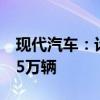 现代汽车：计划2030年将汽车销量提升至555万辆