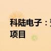 科陆电子：预中标约1.15亿元国家电网采购项目