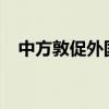 中方敦促外国军队结束在叙非法军事存在