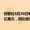 财联社8月30日电，秘鲁政府最终确定2025年预算为671.2亿美元，同比增长45%。