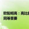 欧阳明高：高比能全固态电池与低成本、长寿命锂离子电池同等重要