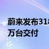 蔚来发布318川藏换电线路，6系车型达成30万台交付