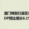 澳门特别行政区行政长官代表李伟农：上半年横琴合作区GDP同比增长6.1%