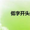 低字开头的成语（其字开头的成语）