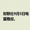 财联社9月5日电，惠誉将海底捞的评级上调至‘BBB’；展望稳定。