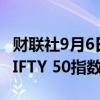 财联社9月6日电，印度SENSEX指数、印度NIFTY 50指数均跌超1%。