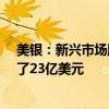 美银：新兴市场股票基金连续第14周获资金流入 当周吸引了23亿美元