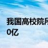 我国高校院所科技成果转化金额总体突破2000亿