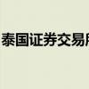 泰国证券交易所称外资流入将继续受经济影响