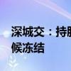 深城交：持股5%以上股东启迪控股股份被轮候冻结