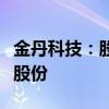 金丹科技：股东广州诚信拟减持不超过2.99%股份