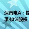 深南电A：控股子公司拟公开挂牌转让惠东协孚40%股权