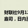 财联社9月12日电，现货黄金突破2520美元/盎司，日内涨0.35%。