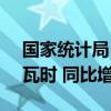 国家统计局：8月规上工业发电量9074亿千瓦时 同比增长5.8%