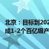 北京：目标到2026年新增3家合成生物制造上市企业 初步形成1-2个百亿级产业集聚区