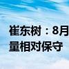 崔东树：8月乘用车市场零售表现较好 厂家销量相对保守