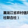 黑龙江省农村信用社联合社是什么银行（黑龙江省农村信用社联合社）