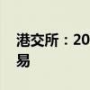 港交所：2024年9月23日起实施恶劣天气交易