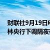 财联社9月19日电，科威特央行降息25个基点，至4%。巴林央行下调隔夜存款利率50个基点，至5.50%。