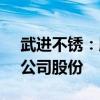 武进不锈：股东翁仁初拟减持不超过0.06%公司股份