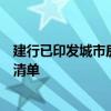 建行已印发城市房地产融资协调机制贷款尽职免责正、负面清单