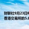 财联社9月23日电，瑞银集团在东方电气H股的多头头寸从香港交易所的5.81%降至4.89%。