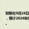 财联社9月24日电，德国经济研究机构下调2024年经济预测，预计2024年经济将萎缩0.1%，而之前的预测为增长0.1%。