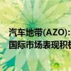 汽车地带(AZO): 2024年第四季度财务业绩亮眼销售额增长国际市场表现积极2025年继续扩张计划