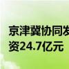 京津冀协同发展产业投资基金完成强链补链投资24.7亿元