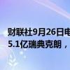 财联社9月26日电，H&amp;M第三季度营业利润为35.1亿瑞典克朗，市场预期为46.3亿瑞典克朗。