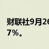 财联社9月26日电，三得利控股明年将加薪约7％。