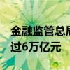 金融监管总局：8月末保险资金权益类资产超过6万亿元