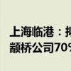 上海临港：拟转让自贸联发94.72%股权 收购颛桥公司70%股权