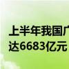 上半年我国广播电视和网络视听服务业总收入达6683亿元