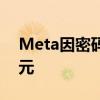 Meta因密码存储不当在爱尔兰被罚款1亿美元