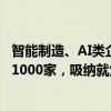 智能制造、AI类企业占到招商60%，昌发展汇集科技企业超1000家，吸纳就业9000余人