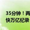 35分钟！两市成交额突破1万亿 刷新历史最快万亿纪录