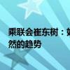 乘联会崔东树：如果股市长期持续稳定向上则车市走强是必然的趋势