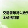 交易者等待以色列对伊朗导弹袭击的回应 避险买盘减弱致黄金价格回落