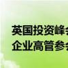 英国投资峰会将邀请谷歌、Wayve和博枫等企业高管参会