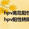 hpv高危阳性转阴后多长时间算是治愈（高危hpv阳性转阴几率）