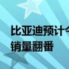 比亚迪预计今年在墨西哥销售5万辆汽车明年销量翻番