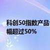 科创50指数产品合计规模突破2000亿元大关 较年初规模增幅超过50%